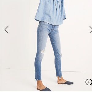 Madewell PETITE 9inch High Rise Skinny